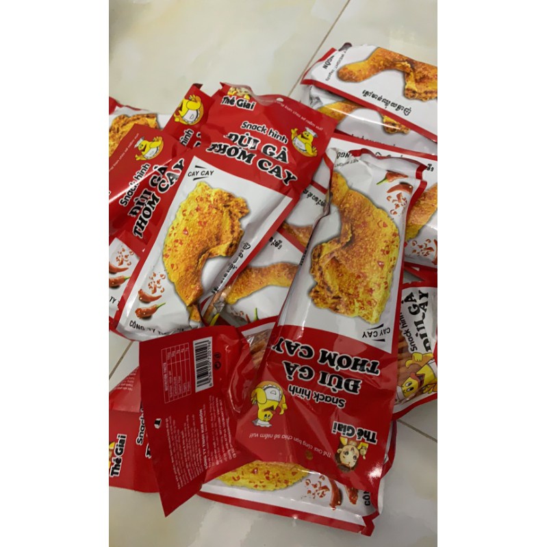 Gói snack đùi gà thơm cay