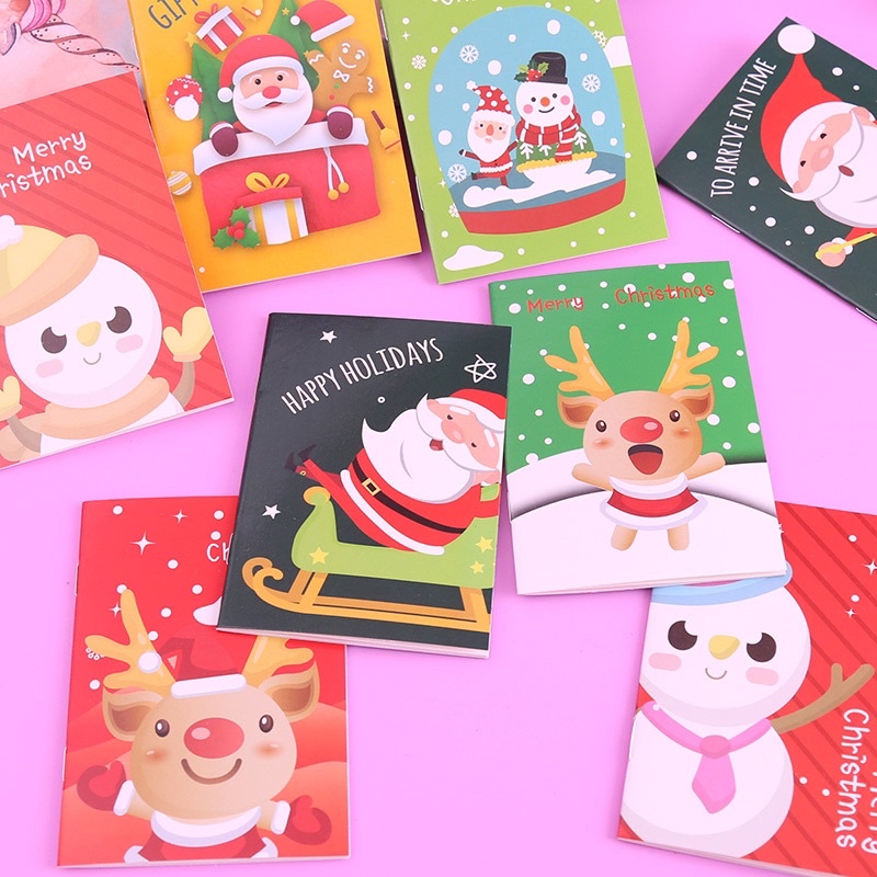 Sổ tay mini mùa giáng sinh noel 2021