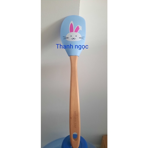 Phới dẹt silicon cán gỗ Breadleaf