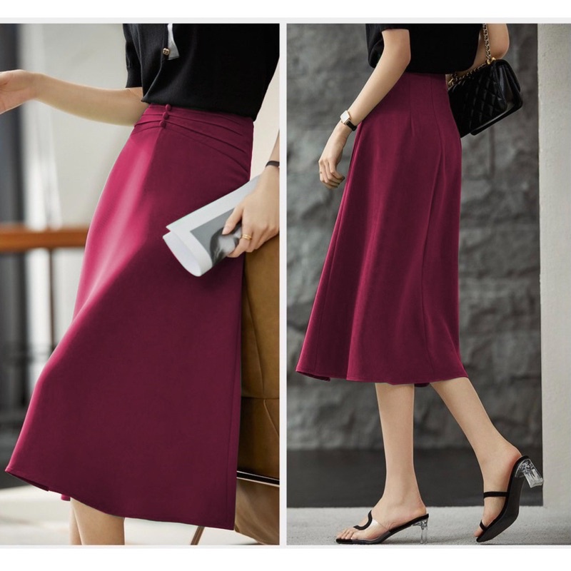 Chân váy công sở vintage phong cách lịch lãm, sang trọng dễ phối đồ G70 - GEM Fashion