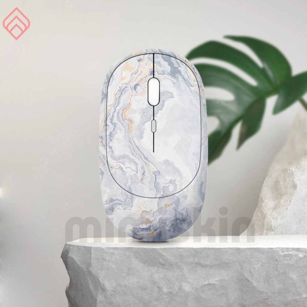 Chuột sạc, không dây Marble TZM03 kết nối wireless 2.4G, thiết kế cao cấp công thái học, tĩnh âm