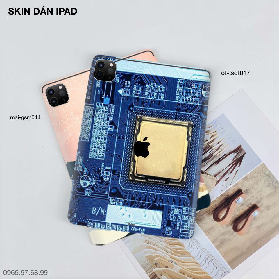 Skin dán iPad in hình trong suốt - tsdt018 (inbox mã máy cho Shop)