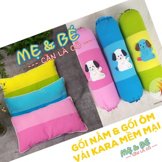 GỐI NẰM, GỐI ÔM CHO BÉ VẢI KARA KIMHOME