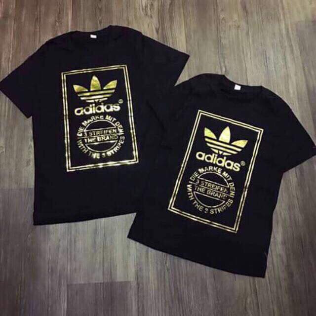 ÁO ĐÔI ADIDAS LÁ VÀNG GOLD