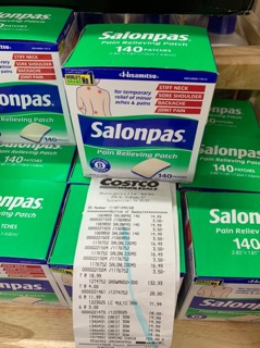 [Hàng Mỹ] Miếng dán giảm đau Salonpas 140 miếng