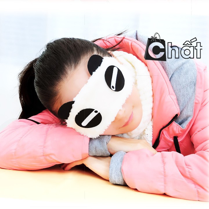 Bịt mắt ngủ hình gấu panda cho du lịch, văn phòng