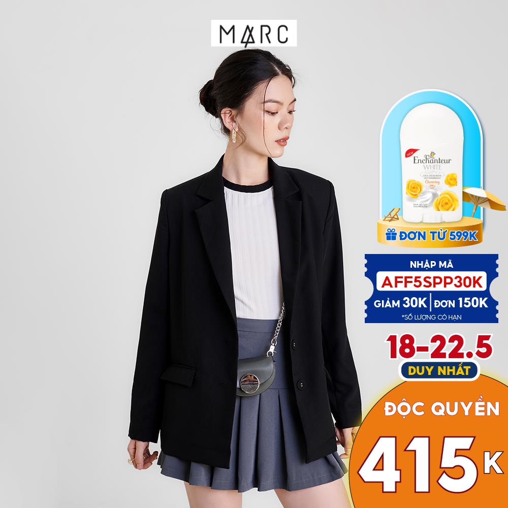 Áo blazer nữ MARC FASHION form suông cơ bản CBPH0330