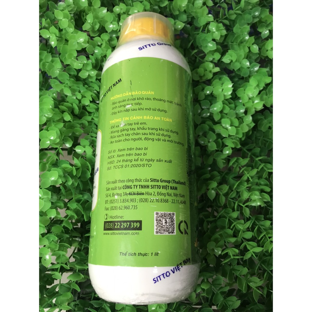Vôi nước cải tạo đất Ultra Green chai 1 lít