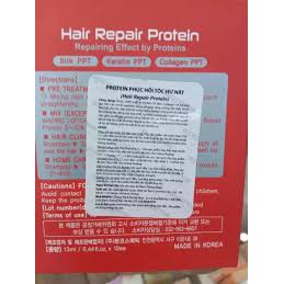 Protein SOPHIA_HAIR SOPHIA PROTEIN REPAIR PHỤC HỒI TÓC HƯ NÁT 3Gx10 ỐNG