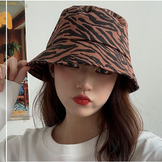 Mũ bucket họa tiết ngựa vằn cực cool ngầu