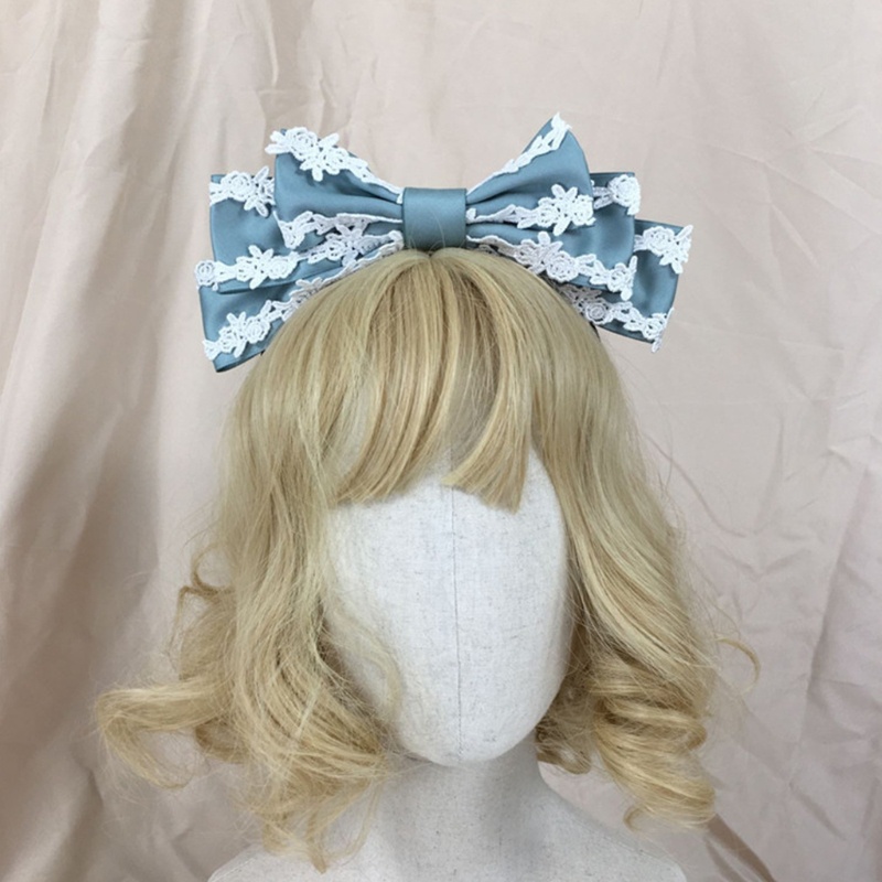 Băng Đô Nơ Ren Hóa Trang Cô Hầu Gái Phong Cách Gothic Mới Lạ