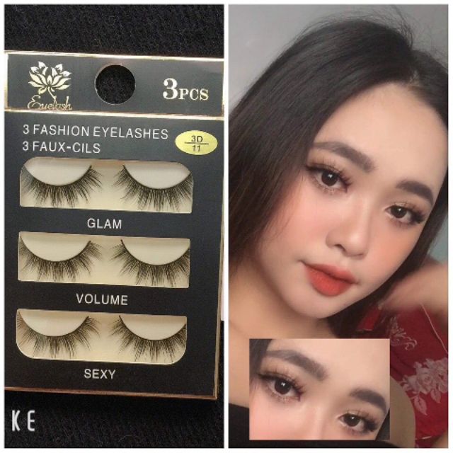 Lông mi chồn cao cấp 3D Glam – Volume – Sexy.