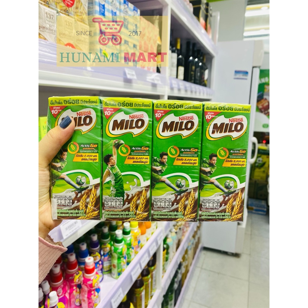 Sữa Milo Thái Lan 1 lốc 8 hộp x 180ml/hộp