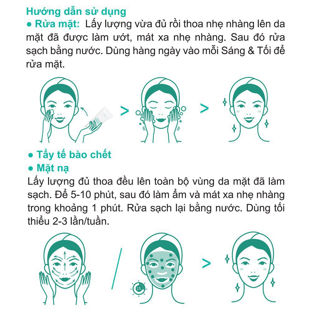 Tẩy tế bào chết, sữa rửa mặt, mặt nạ [3in1] kiềm dầu, chăm sóc da dầu, ngừa trứng cá, làm sạch da, chứa hạt mini Ziaja