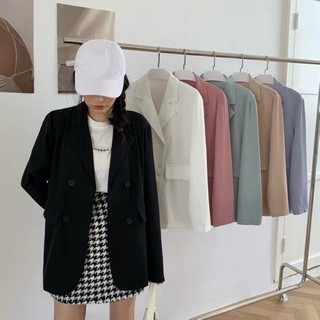 (Hàng có sẵn) Áo Blazer loại 4 cúc trẻ trung (áo 1 lớp)