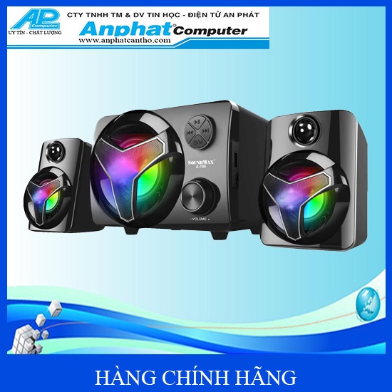 Loa Vi Tính SoundMax A-700 LED RGB 16W 2.1 - Hàng Chính Hãng - Bảo hành 12 tháng