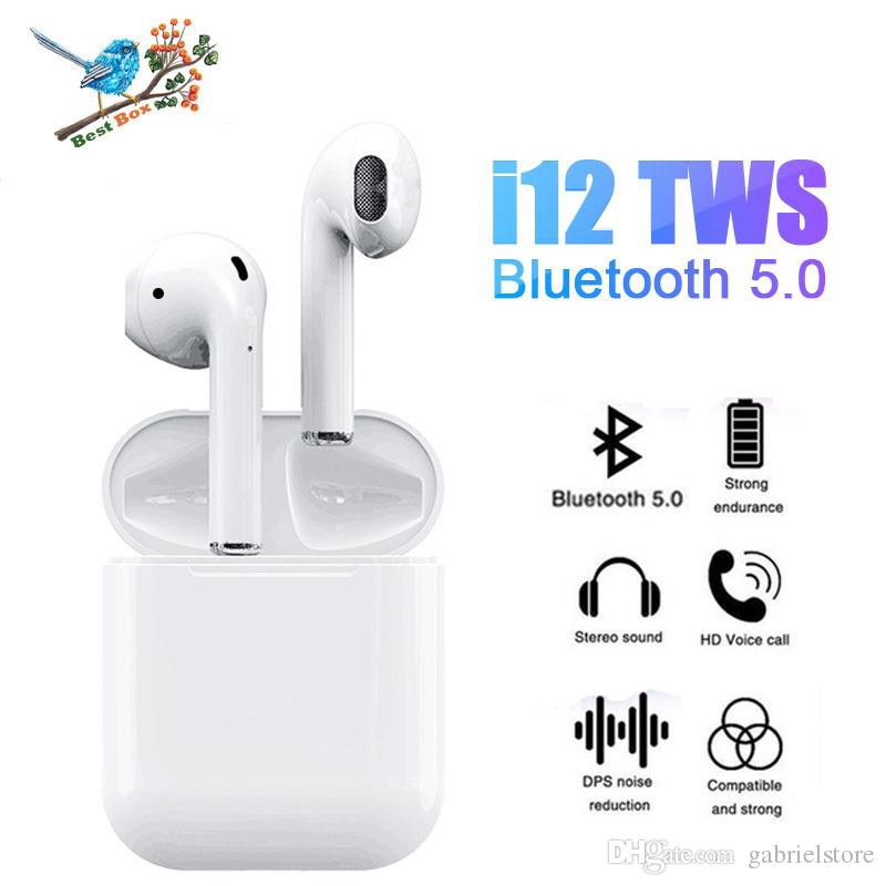 Tai nghe Bluetooth i7s, i12 - Tai Nghe không dây i7s, i12 - TWS 5.0, loại 2 tai âm thanh  CỰC HAY - CỰC CHẤT