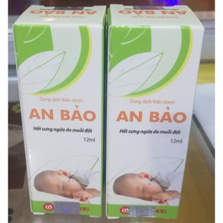 An bảo dung dịch thảo dược hết sưng ngứa do muỗi đốt Cách dùng: - Chấm trực tiếp hoặc lăn lên vết muỗi đốt, côn trùng