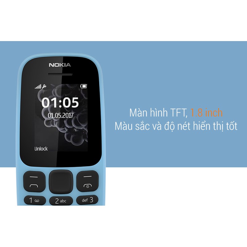 Điện Thoại Nokia 105 Single Sim (2020)