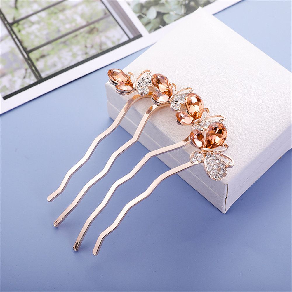 Lược Cài Tóc Hình Bướm Sang Trọng Cho Cô Dâu