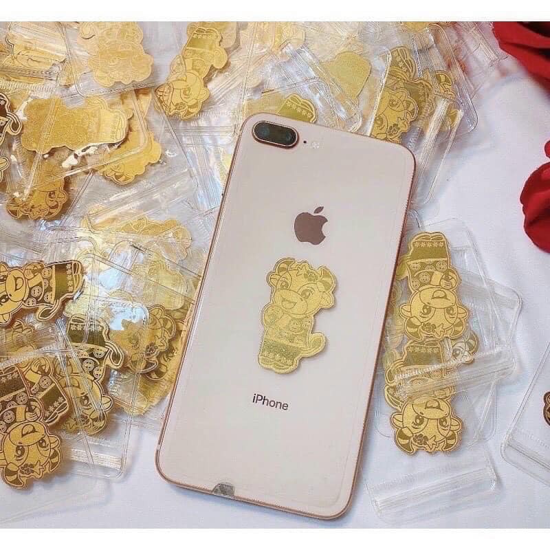 combo 2 Miếng dán Trâu vàng tài lộc