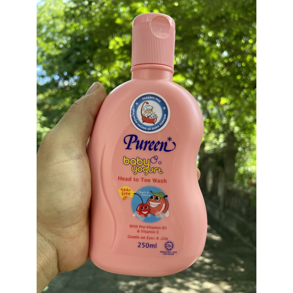 SỮA TẮM GỘI TOÀN THÂN PUREEN BÉ SƠ SINH 250ml