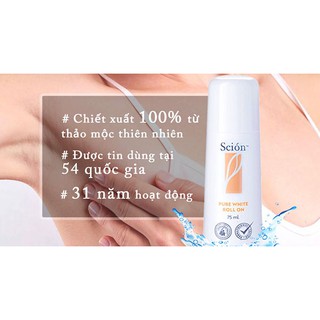 Lăn khử mùi Scion Pure White Roll On 75ml