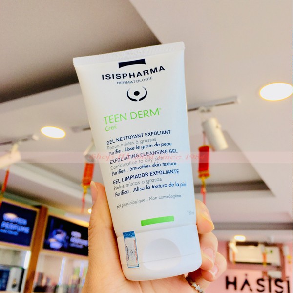 Sữa Rửa Mặt Giảm Nhờn, Ngăn ngừa Mụn ISIS PHARMA TEEN DERM GEL 150ml