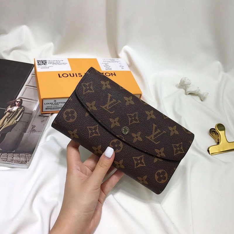Ví dài cho nữ Louis Vuitton LV da thật cao cấp