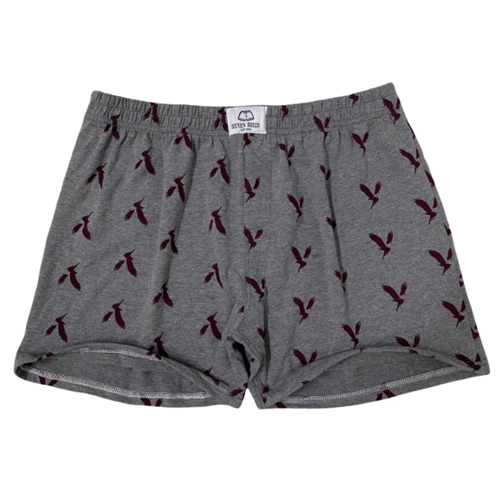 Quần đùi nam thun cotton, quần ngủ nam họa tiết 40-->90kg