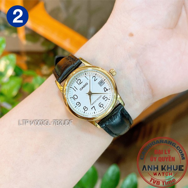 Đồng hồ nữ dây da Casio chính hãng Anh Khuê LTP-V002 Series (25mm)