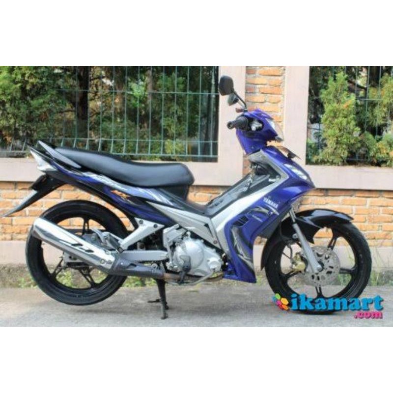 Miếng Dán Trang Trí Xe Yamaha Jupiter Mx Old 2006 Màu Xanh Đen