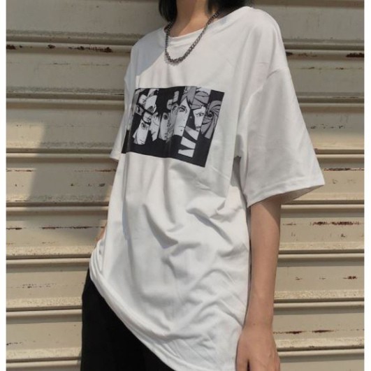 Áo thun tay lỡ Unisex Awesometee, áo phông form rộng ATL M42-34