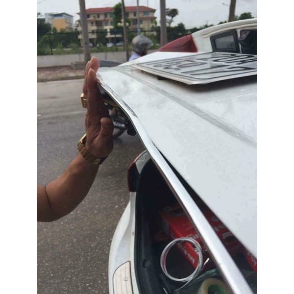 Nẹp Chữ U Mạ Crom Trang Trí, Chống Va Đập Cho Viền Cửa, Viền Capo, Viền Cốp, Cửa Gió Điều Hòa