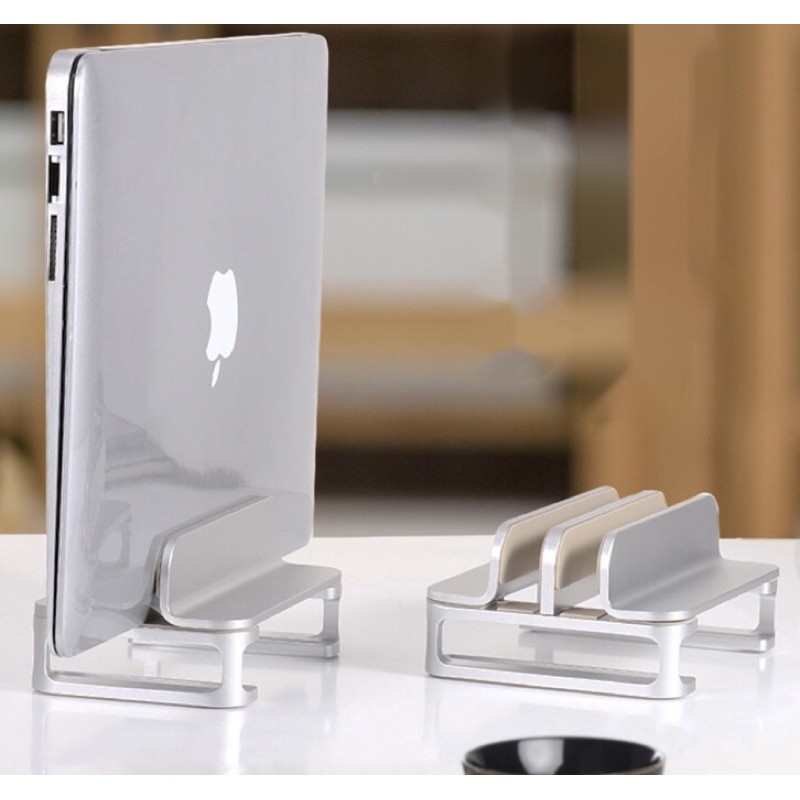 Đế dựng đứng Laptop Stand nhôm - Chân đế kẹp giữ Macbook laptop ipad Surface