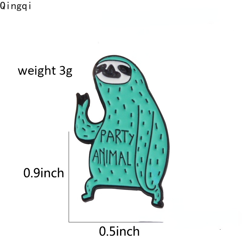 Ghim cài áo Miss Zoe hình con lười đáng yêu cho bé