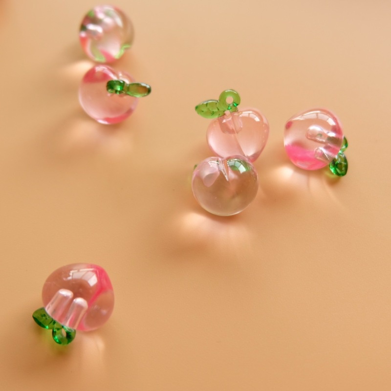 Set 3 mặt dây chuyền hình quả cherry dễ thương