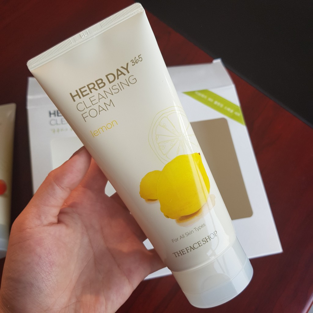 Sữa Rửa Mặt Chanh The Face Shop Herb Day 365 Cleansing Foam Lemon 170ml