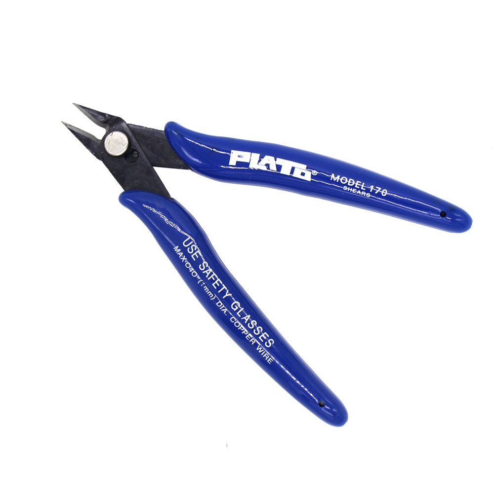 Kìm Cắt Chân Linh Kiện PLATO 170 125mm - Sắc Bén