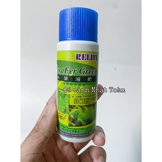 DINH DƯỠNG CHO CÂY THỦY SINH FLORA FER GREEN RELIVE 125ml