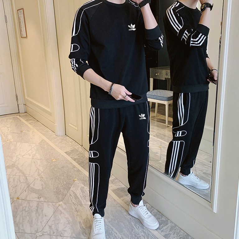 Bộ thể thao nam dài tay thu đông, bộ đồ nỉ nam mặc nhà BD128 Eric Fashion | BigBuy360 - bigbuy360.vn