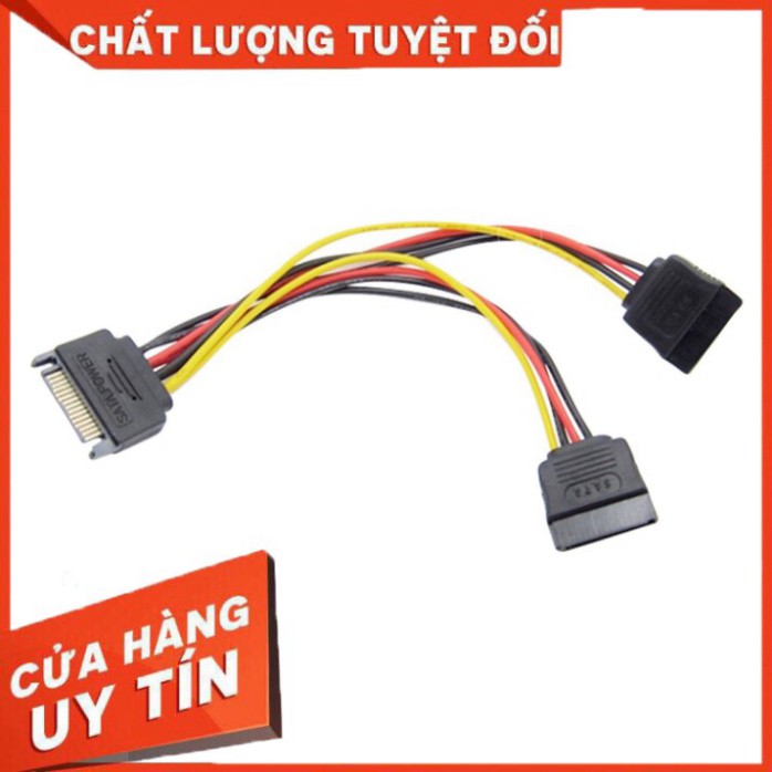 ✅ Cáp Chia Nguồn SATA 1 ra 2 - Dây Nguồn HDD Sata 1 Ra 2 - sata 1-2 ✅