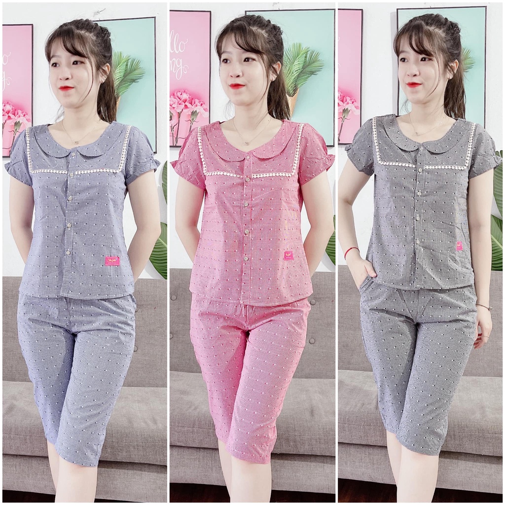 đồ bộ mặc nhà chất thô kate hàn