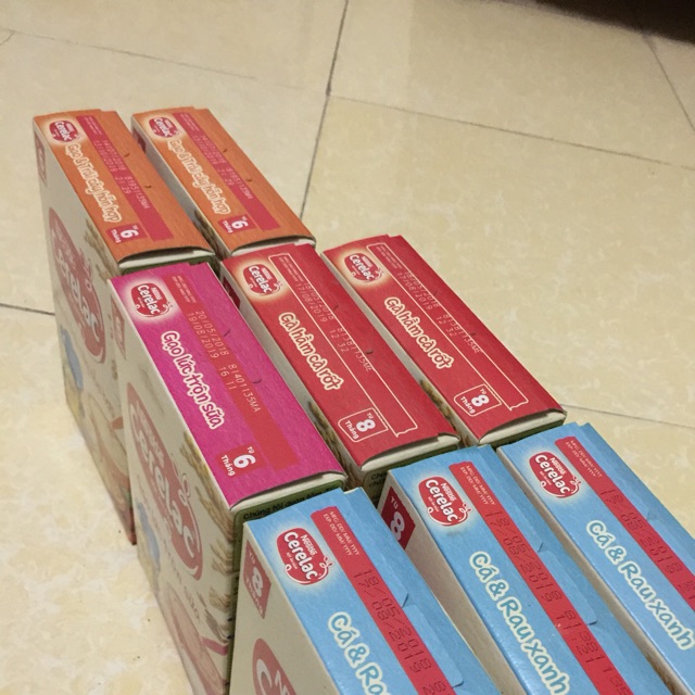 Combo 8 Bột ăn dặm nestle