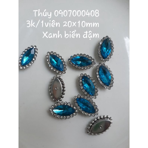 Hạt lá me viền xoàn đính kết áo