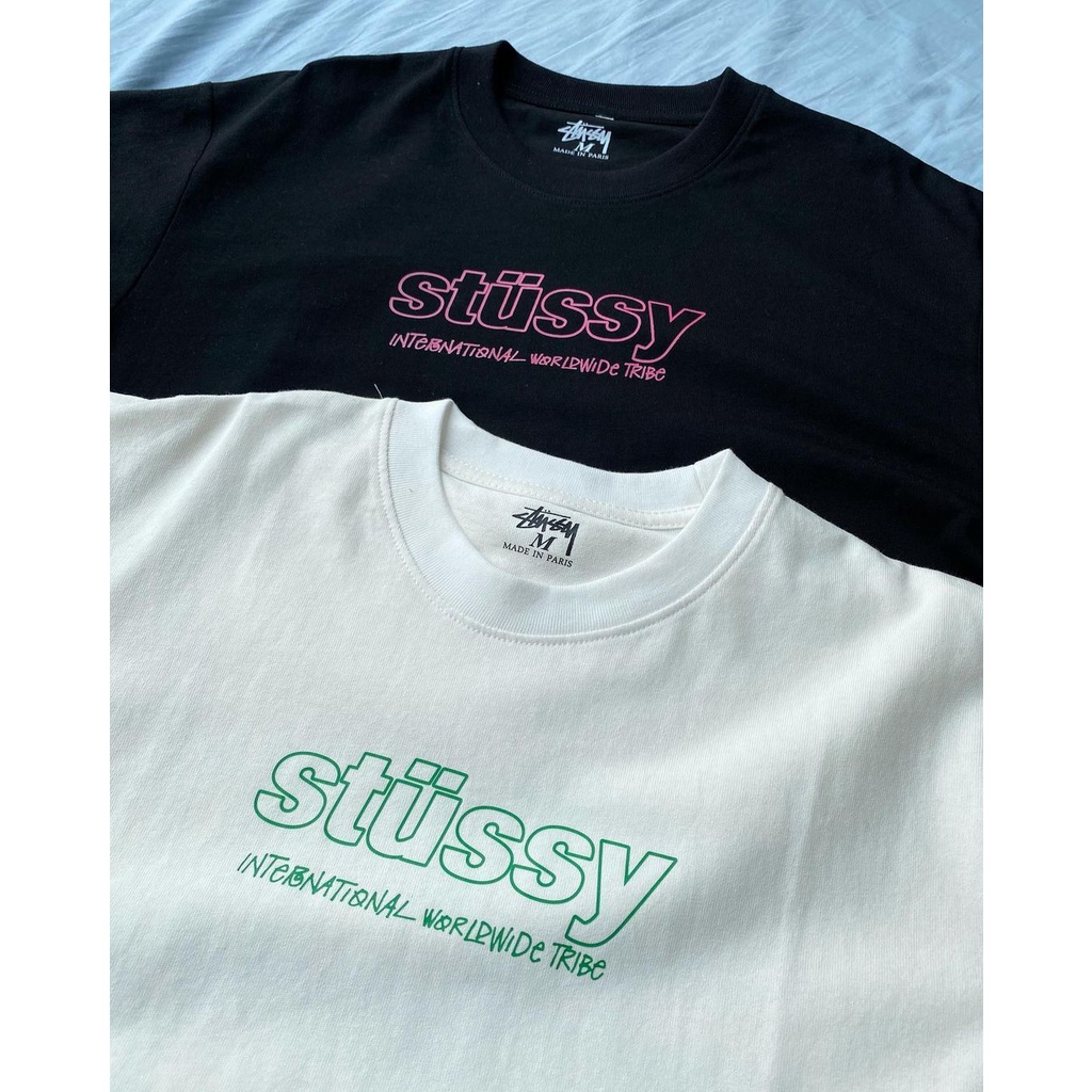 Áo thun unisex nam nữ stu worldwide tribe vải cotton 100% full tag mạc cao cấp best quality VNXK