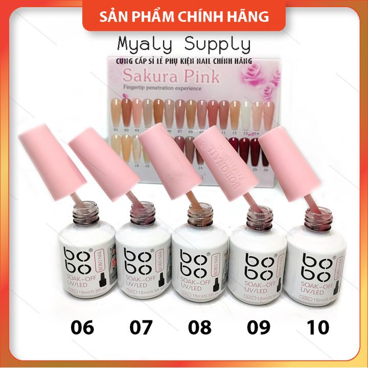 Sơn Gel Thạch Lẻ Chai Bobo 30 Màu 35 Đến 64