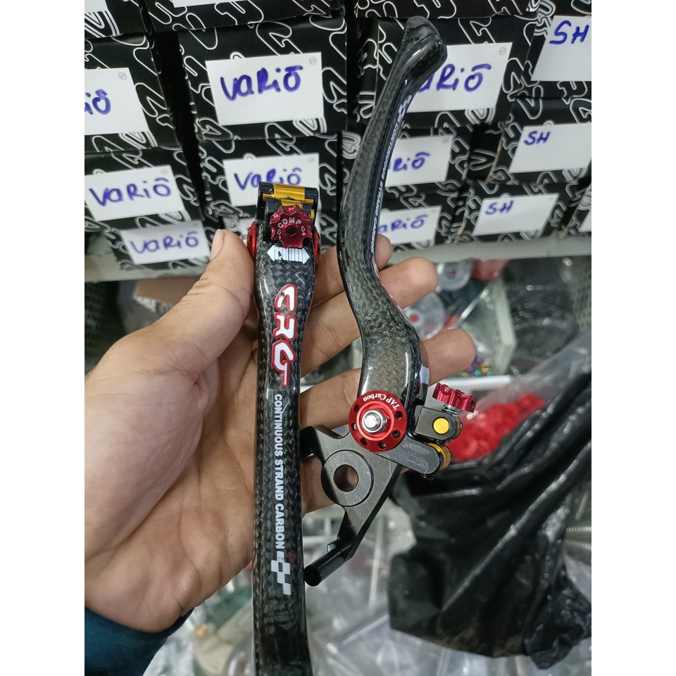 Tay thắng CRG cacbon lắp Exciter, Winner, Vario