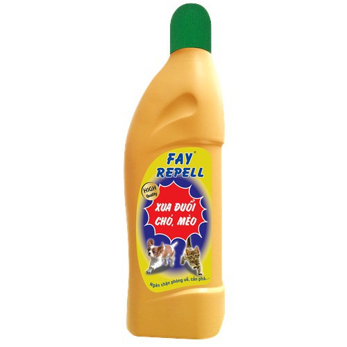 Fay Repell (200ml) - Ngăn Chó Mèo Phóng Uế, Cắn Phá Đồ Đạc, Khử Mùi Hôi Nơi Thú Cưng Nằm