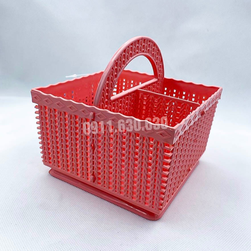 Giỏ Nhựa Vuông - Giỏ Đựng Phụ Kiện Nối Mi -  Thiên Ngọc Mi